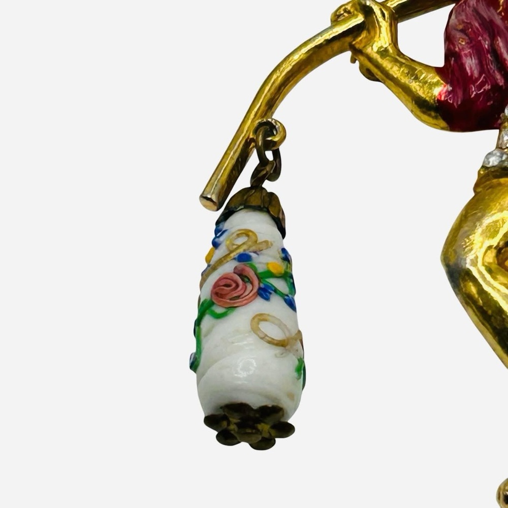 Vintage Rice-Weiner 1940’s Chinese Water Carrier Brooch - Picture 5 of 6